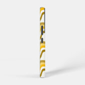 Golden Waves Pattern Samsung Galaxyケース (右側面)