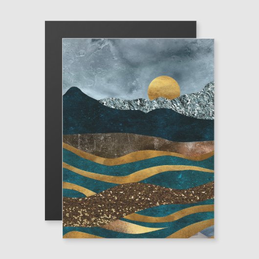 Golden Waves Under Moonlit Mountains (正面/裏面)