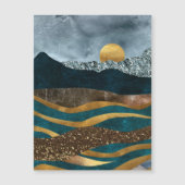 Golden Waves Under Moonlit Mountains (正面)