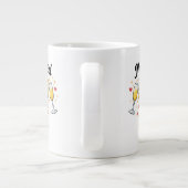 Golden Wedding Anniversary Coffee Mug Gift ジャンボコーヒーマグカップ (裏面)