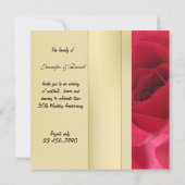 Golden Wedding Anniversary Invitation 招待状 (裏面)