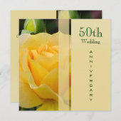 Golden Wedding Anniversary Invitation 招待状 (正面/裏面)