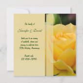 Golden Wedding Anniversary Invitation 招待状 (裏面)