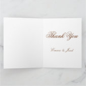 golden wedding invitastion tamplet サンキューカード (内部)