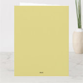 golden wedding invitastion tamplet サンキューカード (裏面)