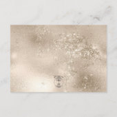 Golden Wedding Rings on Gold Wedding Details エンクロージャーカード (裏面)