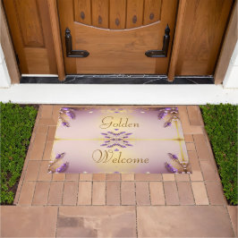 Golden Welcome Doormat Schmidt Stationery ドアマット
