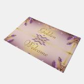 Golden Welcome Doormat Schmidt Stationery ドアマット (アングル)