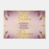 Golden Welcome Doormat Schmidt Stationery ドアマット (正面)