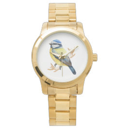 Golden Wheat and Blue Tit 腕時計