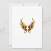golden wings angel 招待状 (正面)