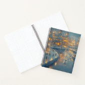 Golden Winter City Lights Notebook ノートブック (内部)
