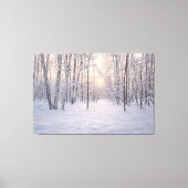 Golden_winter_light キャンバスプリント (正面)