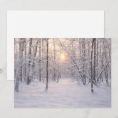 Golden_winter_light 招待状 (正面/裏面)