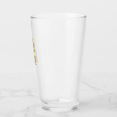Golden Wolf Head glass tumbler タンブラーグラス (左)