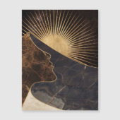 Golden Woman Illusion with Sun and Marble Textures (正面)