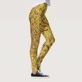 Golden World - Power Yoga Leggings レギンス (右)