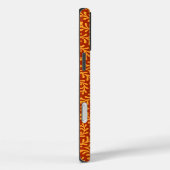 Golden Yellow Leafy Vine Pattern  Case-Mate iPhoneケース (裏面 / 右)