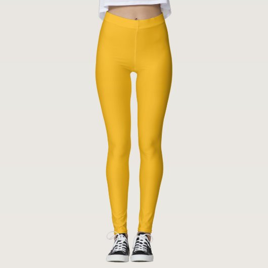 Golden Yellow Leggings レギンス (正面)