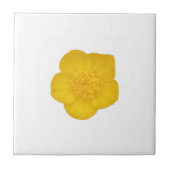 Golden Yellow Wildflower Photo タイル (正面)