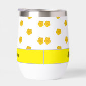 Golden Yellow Wildflower Photo Monogram Name (右面)