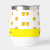 Golden Yellow Wildflower Photo Monogram Name (左面)