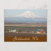 Goldendale農業バレー，ワシントン旅行写真 ポストカード (正面)