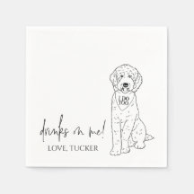 Goldendodle Labradodle カスタムDodle.Napkin Dog結婚's