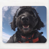 Goldendodle Skydivingマウスパッド マウスパッド (正面)