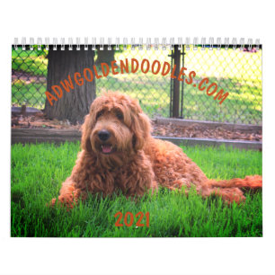 Goldendoodleのカレンダー カレンダー