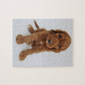 Goldendoodleの子犬のジグソーパズル ジグソーパズル (横)