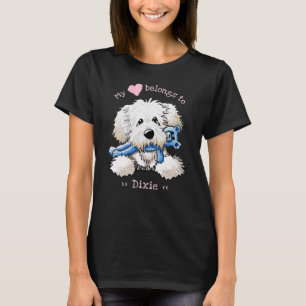Goldendoodleは私のハートに属します Tシャツ