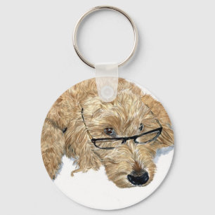 GoldendoodleステラKeychain キーホルダー