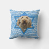 - GoldenDoodleハヌカーのダビデの星 クッション (裏面)