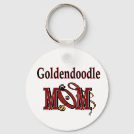 Goldendoodleママの贈り物 キーホルダー