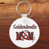 Goldendoodleママの贈り物 キーホルダー (正面)