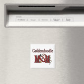 Goldendoodleママの贈り物 マグネット (インサイチュ (食洗機))