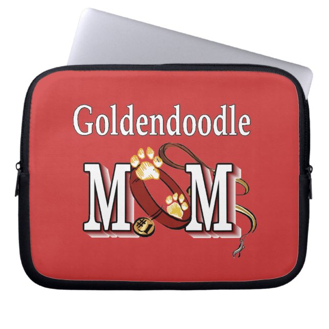 Goldendoodleママの贈り物 ラップトップスリーブ (正面)