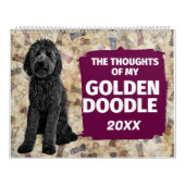 Goldendoodle笑わされるカレンダーの感想 カレンダー (カバー)