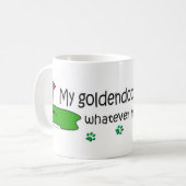 Goldendoodle コーヒーマグカップ (正面左)