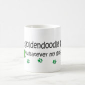 Goldendoodle コーヒーマグカップ (中央)