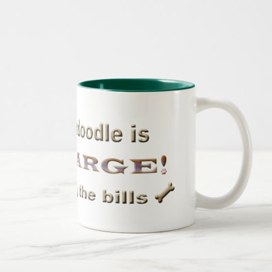 goldendoodle ツートーンマグカップ (右)