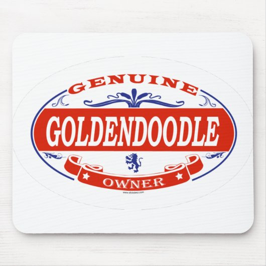 Goldendoodle マウスパッド (正面)