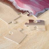 Goldendoodle Beach Relax Scene ジグソーパズル (側面)