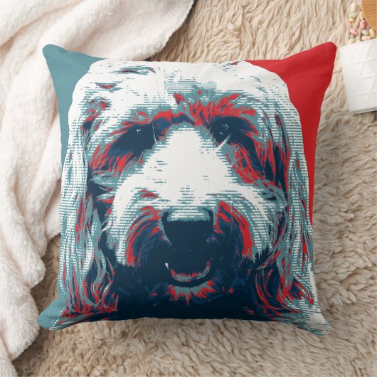 GOLDENDOODLE by Hope Dogs クッション (ブランケット)