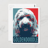 GOLDENDOODLE by Hope Dogs ポストカード (正面/裏面)