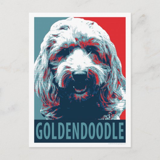 GOLDENDOODLE by Hope Dogs ポストカード (正面)