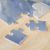 Goldendoodle Christmas Red Truck Holiday ジグソーパズル (側面)