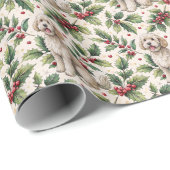 Goldendoodle Christmas Wrapping Paper ラッピングペーパー (ロールコーナー)