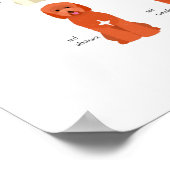 Goldendoodle colors poster ポスター (角)